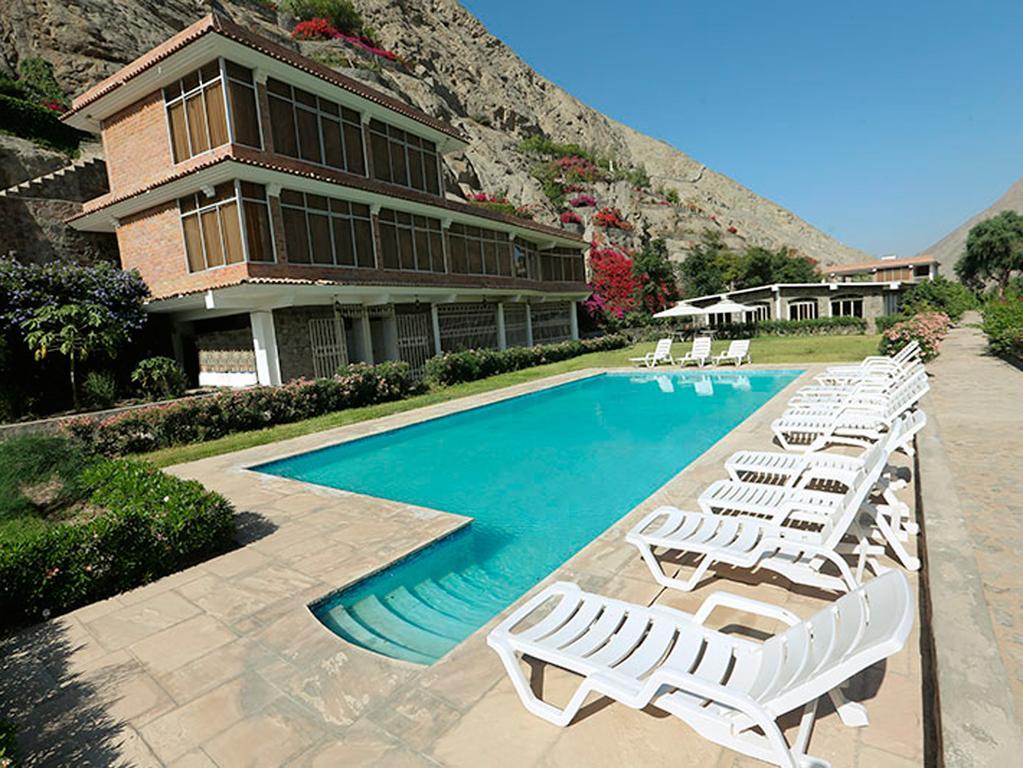 Guizado Portillo Hacienda & Resort Lunahuaná Eksteriør billede